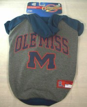 University of Mississippi &quot;Ole Miss&quot; Rebels Hoodie (Pet, Dog) Medium (NCAA) - £7.13 GBP