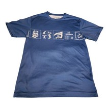 Southern Tide Reyn Spooner Shirt Mens Small Bandana Roman Blue Short Sleeve - $9.99