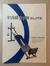 Total Gym Elite Manual - $9.95