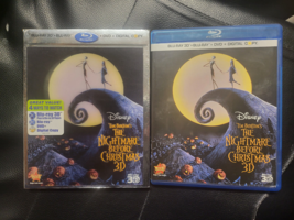 Nightmare Before Christmas DVD Blu-ray 3D Digital Copy with Lenticular Slipcover - £45.35 GBP