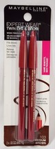 Maybelline 103 MEDIUM BROWN Twin Eye Brow Wood Pencil Liner .03 oz/900mg... - $240.15 MXN