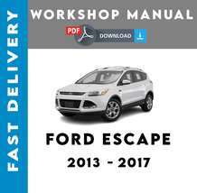 FORD ESCAPE 2013 2014 2015 2016 2017 SERVICE REPAIR WORKSHOP MANUAL - £6.14 GBP