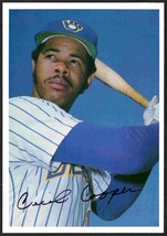 Milwaukee Brewers Cecil Cooper 1981 Topps Super National nr mt ! - £4.78 GBP