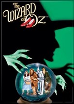 The Wizard of Oz Witch with Crystal Ball on Green Refrigerator Magnet NEW UNUSED - £3.15 GBP