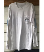 Fish Nautical Thirty-A Threads Men&#39;s S T-shirt Coastal Ties White L//S t... - $24.11 CAD