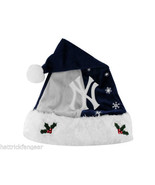 Forever Collectibles New York Yankees MLB Baseball Knit Fleece Santa Hat - £13.40 GBP