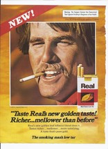 1979 Real golden 20 cigarettes Print Ad Man Smoking 8.5&quot; x 11&quot; - £15.58 GBP