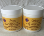 2 JARS Of  Shea Solutions Curl Stretch Cream, 6oz Ea -  NEW! - £8.87 GBP