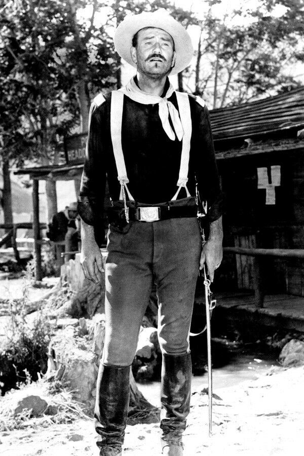 John Wayne full length in Cavalry uniform She Wore A Yellow Ribbon 4x6 i... - $4.75