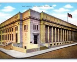 United States Post Office Building Fort Worth Texas TX UNP Linen Postcar... - £2.68 GBP