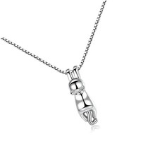 Power Necklace S925 Sterling Silver Cat Necklace Cat - £37.39 GBP