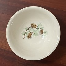 Vintage Homer Laughlin Eggshell Nautilus Pine Cone Round Vegetable Bowl ... - £15.52 GBP