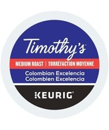 Timothy's Colombian Excelencia Coffee 24 to 144 K cups Pick Any Size FREE SHIP - £25.95 GBP - £86.44 GBP