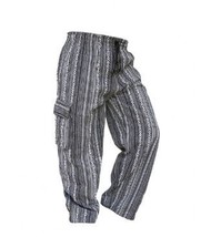Heavyweight Cotton Cargo Pants    Medium / Large  Hippie  Unisex - $855.14 MXN
