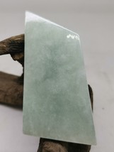 Ice Light Green Burma Jadeite Jade Polished Rough Stone # 45 g # 225 car... - $504.28