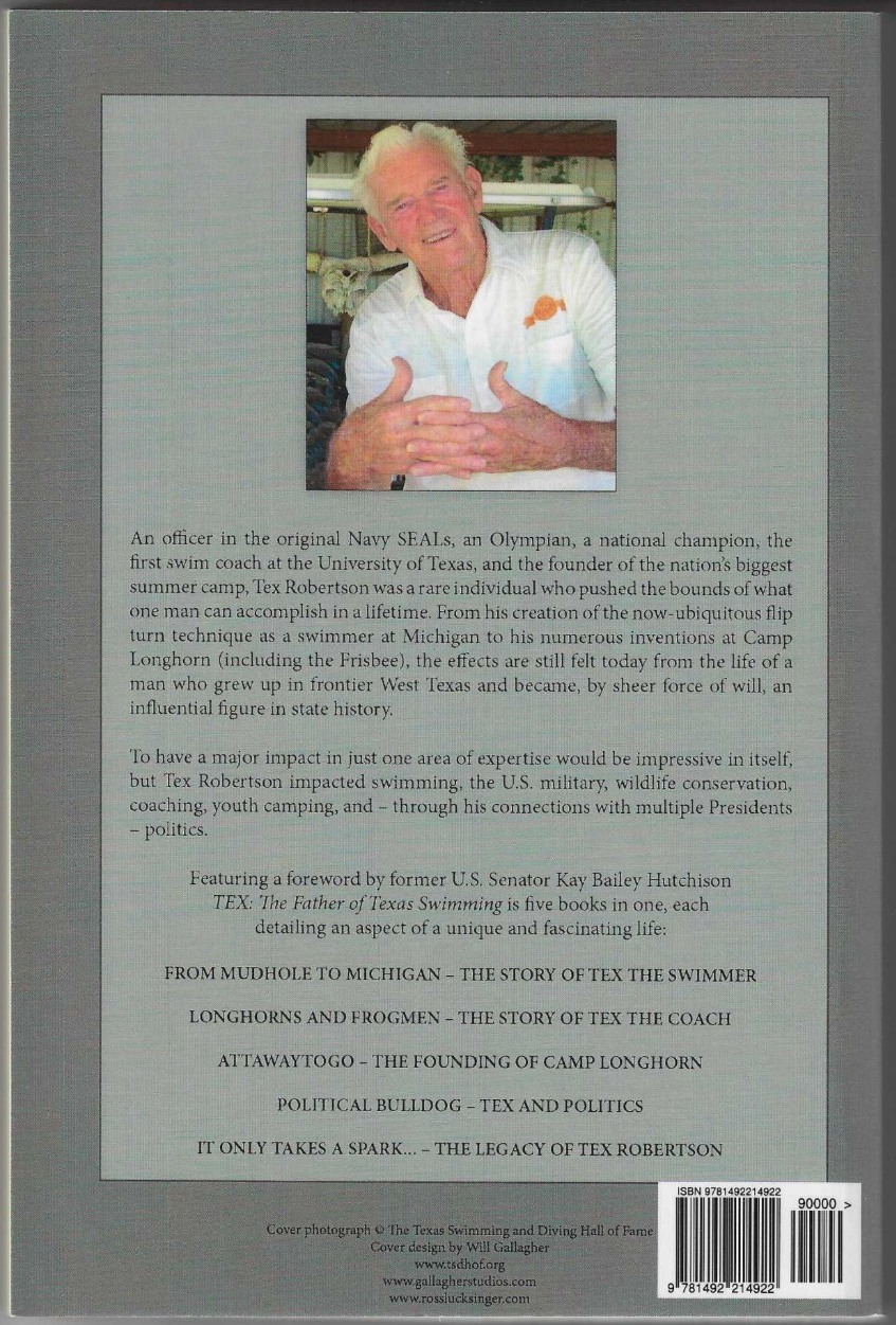 TEX: THE FATHER OF TEXAS SWIMMING (2013) Ross Lucksinger - Tex Robertson Bio TPB Item image 8