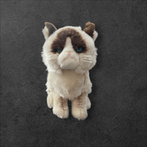 GUND Brown Cream Grumpy Cat Kitty Kitten Cute Plush Stuffed Animal Toy - $22.44