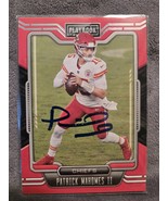 Patrick Mahomes Hand Signed Panini Football Card Autographed Kansas City... - $96.04 CAD