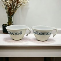 Correlle Corning Old Two Blue White Onion Set of Two Coffee Tea Cups - £9.03 GBP