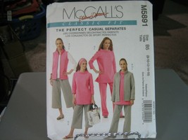 McCall's M5891 Misses Vest, Jacket, Top & Pants Pattern - Size 8-16 - $9.78