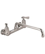 1 Set Commercial Wall Mount Faucet 8&quot; w/10&quot; Swivel Spout (NO LEADED) #AA... - $79.19