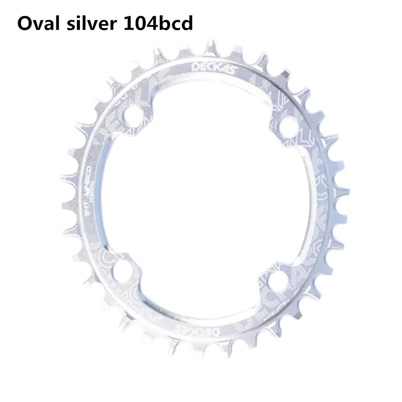Deckas 104BCD Round Oval Narrow Chainring MTB Mountain Bike Bicycle 104BCD 30T 3 - £82.49 GBP