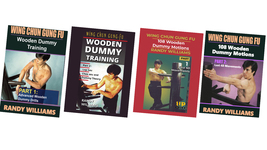 4 DVD Set Randy Williams Wing Chun Wooden Dummy chinese kung fu training - £58.97 GBP