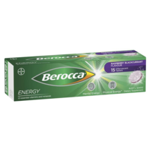 Berocca Energy Vitamin B &amp; C Raspberry Blackcurrant Flavour Effervescent Tablets - £62.64 GBP+