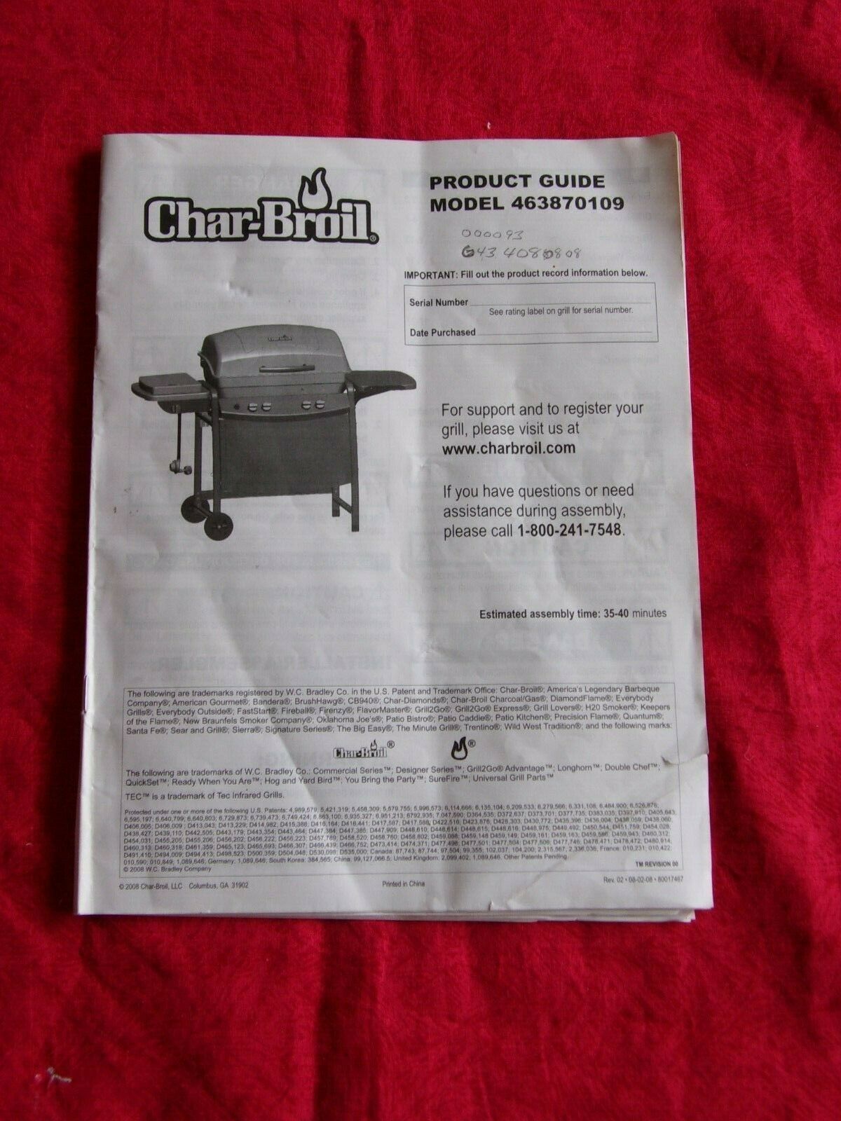 Sears Portable Air Pump Owner&#39;s Manual Model #480.1133 Model #480.1134 - $6.99