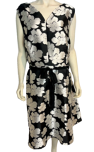 NWT RSVP by Talbots Black and White Floral Sleeveless Dress Size 22WP - £75.27 GBP