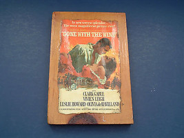 Rustic handmade decoupage  on wood retro small 1976 gone with the wind p... - $12.17