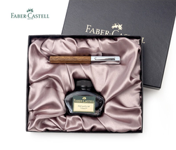 Faber Castell Ondoro Smoke Oak F Fountain Pen - £221.76 GBP