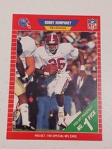 Bobby Humphrey Denver Broncos 1989 Pro Set Rookie Card #493 - £0.76 GBP