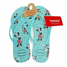 Havaianas Flip Flops Women&#39;s Authentic Disney Minnie Mouse Slim New w/Tags - £32.07 GBP