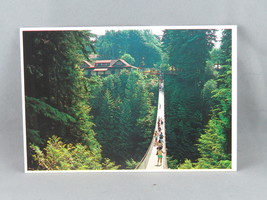Vintage Postcard - Capilano Suspension Bridge Vancouver - Dominion Films - £11.71 GBP