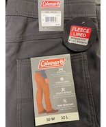 Coleman Men&#39;s Pants Fleece Lined Tear Resistant Stretch Utility Pant 30x32 - $603.07 MXN