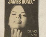 Dr No Print Ad Advertisement TBS James Bond 007 Sean Connery TPA19 - £4.66 GBP