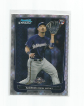 NORICHIKA AOKI (Milwaukee Brewers) 2012 BOWMAN CHROME XFRACTOR ROOKIE CA... - £7.54 GBP