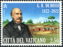 Vatican 2022. Giovanni Battista de Rossi (MNH OG) Stamp - £7.69 GBP