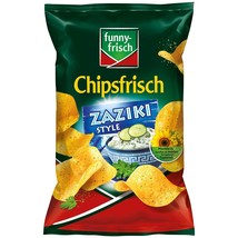 Funny Frisch Zaziki Style Potato Chips -150g -Made In Eu Free Shipping - £7.56 GBP