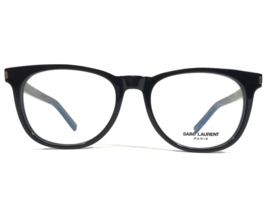 Saint Laurent Eyeglasses Frames SL 225 001 Black Round Full Rim 52-18-145 - £73.38 GBP