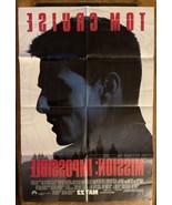 MISSION IMPOSSIBLE 1996 Advance/Teaser Movie Poster Two Sided 27x40” Tom... - £22.92 GBP