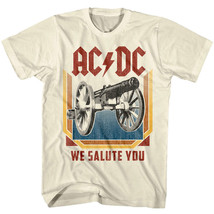 ACDC We Salute You Album Cover Men&#39;s T Shirt Cannon Rock Band Concert Tour Merch - £21.24 GBP+