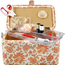 SINGER Large Premium Sewing Basket with Notions Sewing Kit &amp; Matching Pin  - $37.77
