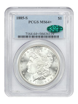 1885-S $1 PCGS/CAC MS64+ - $1,206.92