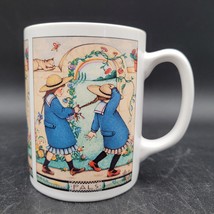 Vintage Mary Engelbreit Panel &quot;Pals&quot; BFF Sisters  Ceramic Coffee Mug FAL... - £6.18 GBP