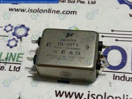 Jianli DL-10T1 EMI Filter 10A 250V AC Power Line Filter - $1,488.94 MXN