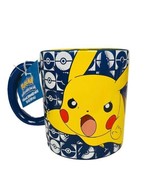 Pikachu Pokemon Coffee Mug Cup Ceramic Spinner NWT Anime Catch All Figur... - £39.52 GBP