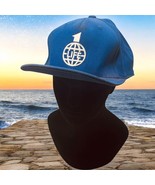 Vtg One Ten 1 Life Embroidered SnapBack Blue Hat Vietnam Curved Brim Yup... - $442.66 MXN