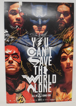 2017 SDCC You Can&#39;t Save the World Alone Poster 13 x 20 Signed x 5 Gal G... - £1,961.35 GBP